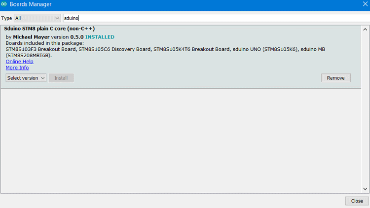 stm8 free c compiler