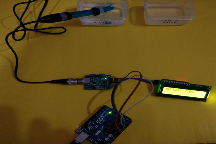 Arduino pH Meter Working