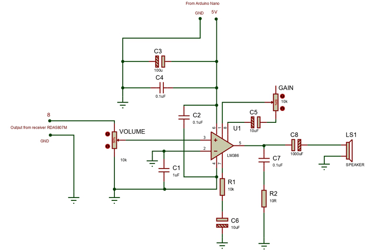 Audio Amplifier Circuit Diagram