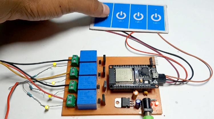 ESP32 Based Touch Sensor Circuit