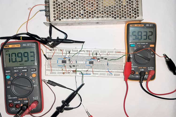 Charge Pump Circuit using 555 Timer