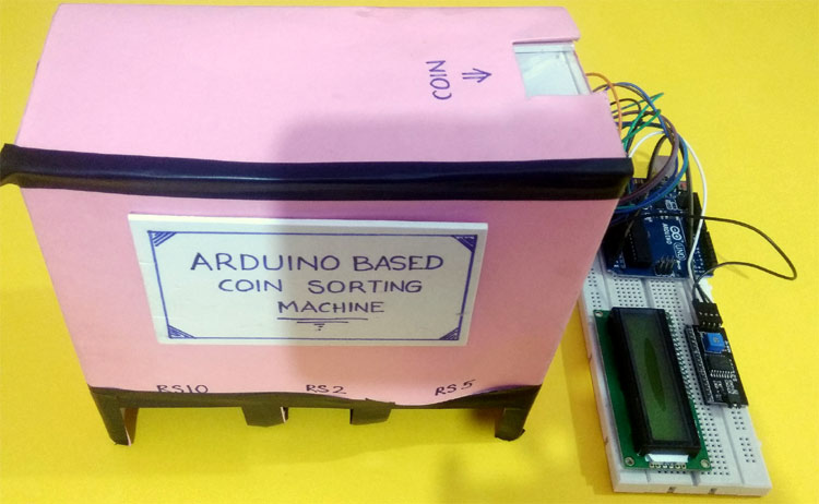 Arduino based Coin Sorting Machine Working