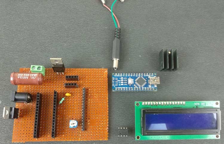 Components Required for Battery Capacity Tester