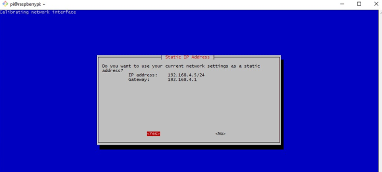 Current IP Address Assigned by Router