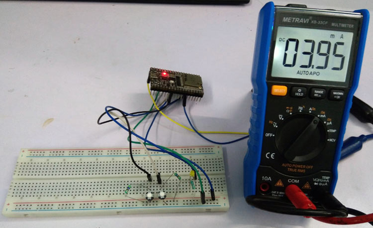 esp32 deepsleep current