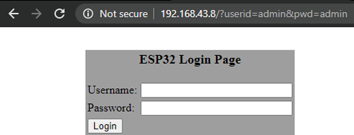 ESP32 IP Address