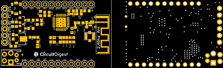 Fabricating ESP8285 Dev Board