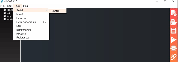 Flashing the MicroPython Firmware on ESP32 Board