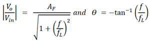 First Order Butterworth Low Pass Filter Formula