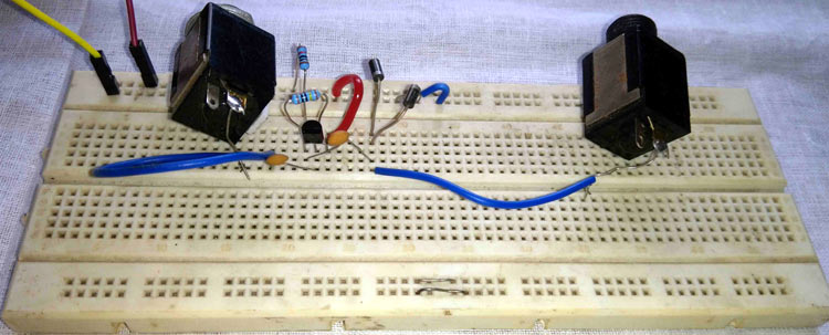 Testing Guitar Distortion Circuit