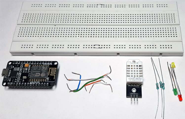 Hardware used for Micro Python on ESP8266 