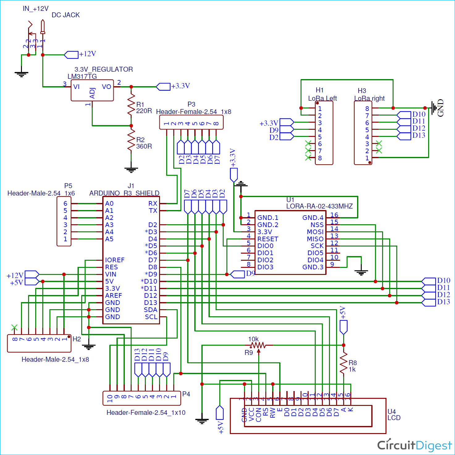 Interfacing Lora With Esp32 Circuit Diagram Interfacing Weather Dat ...