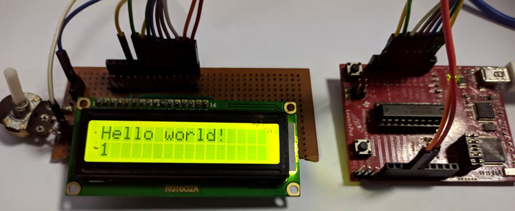 LCD Display with MSP430 
