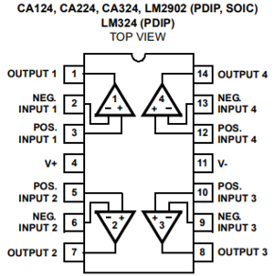 Battery Monitor Using LM339 IC