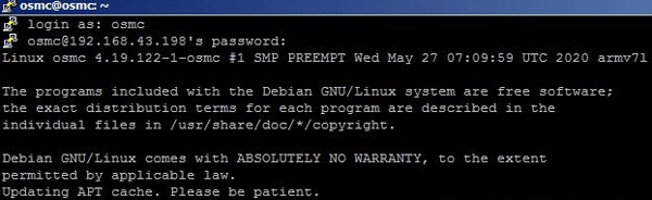 Installing OSMC in Raspberry Pi