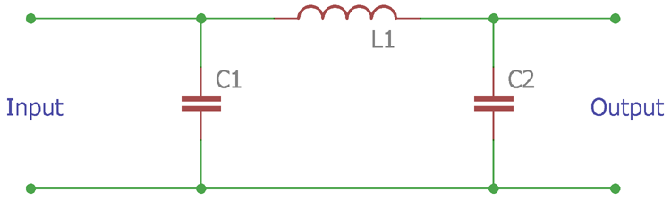 input pi filter design