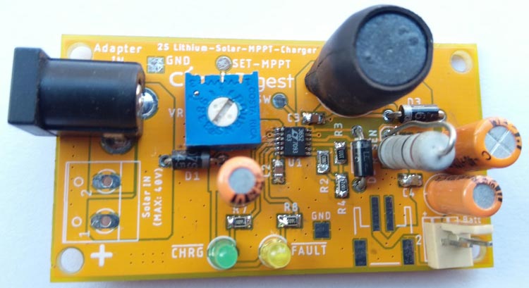 MPPT Solar Charge Controller Circuit using LT3652 IC