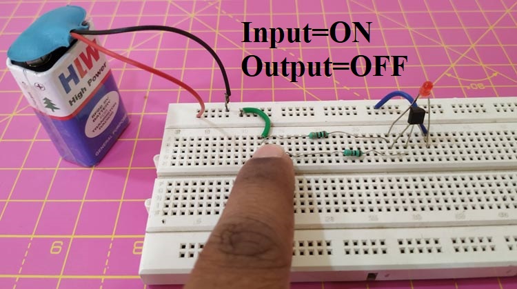 simple not gate circuit