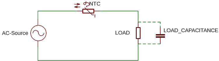 NTC Inrush Current Limiter Circuit Diagram