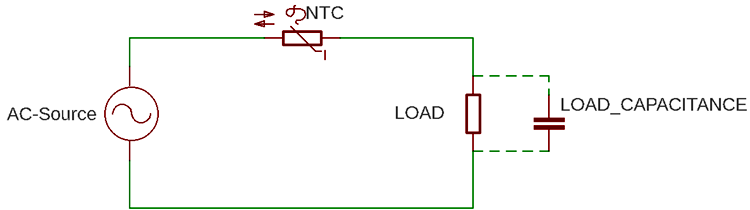 Inrush Current Limiter Circuit using NTC Thermistor