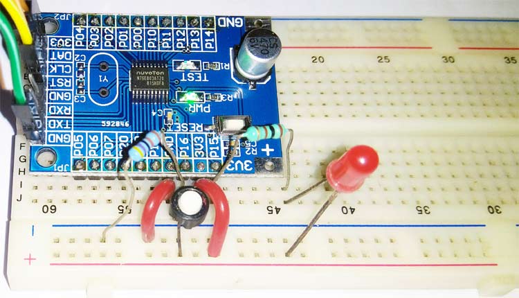 Nuvoton N76E003 Hardware Setup 