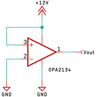 OPA2134 Configuration