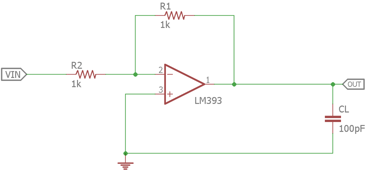 Op Amp LM393 Practical Simulation Circuit Diagram