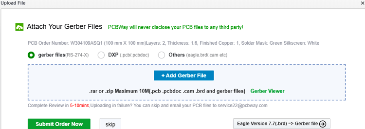 PCBWAY Gerber File