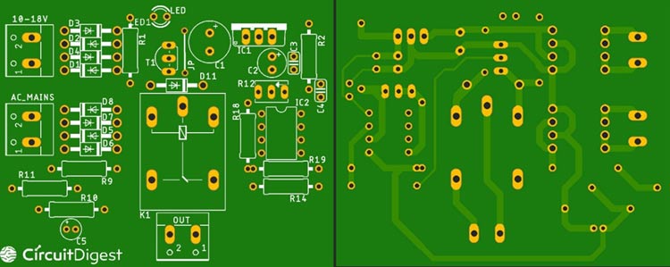 Over Voltage Protection Circuit PCB Board