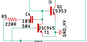 Primary and Auxiliary Switching Transistor