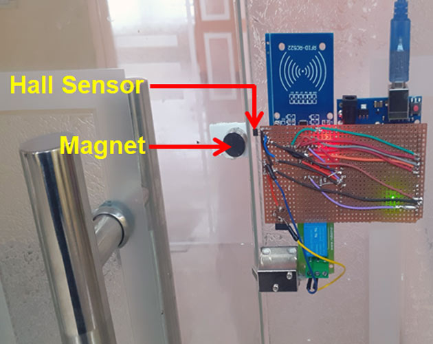 Rfid door online lock