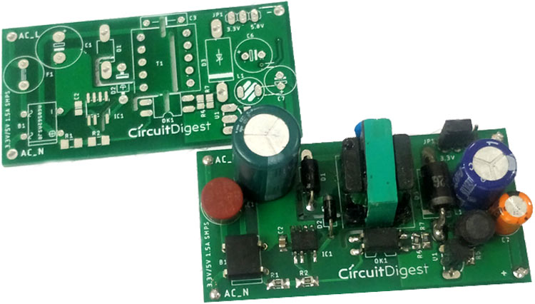 Pcb smps 1w efc031e ifc130 ifc230 схема