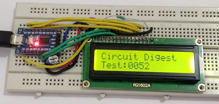 Interface LCD with STM8 Microcontroller