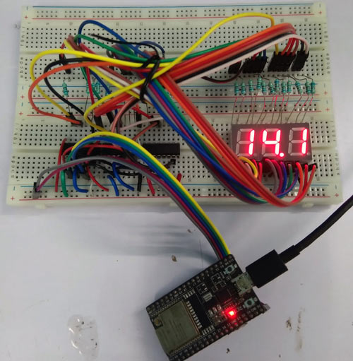 Interfacing Esp32 With 74hc595 For 7 Segment Display 0324