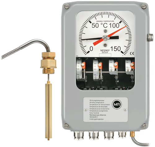 Thermometer with Temperature Control Box from Reinhausen