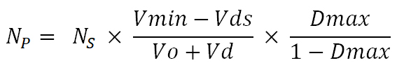 Transformer Design Formula to Calculate the Primary and Secondary Turns