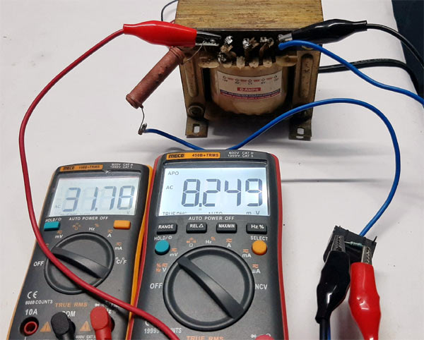 Turns Ratio of a Current Transformer