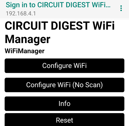 Using WiFi Manager on NodeMCU to Scan and Connect to WiFi Networks