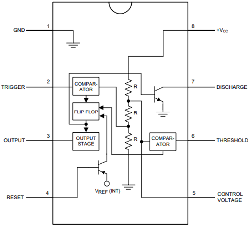 Police Siren Circuit using NE555