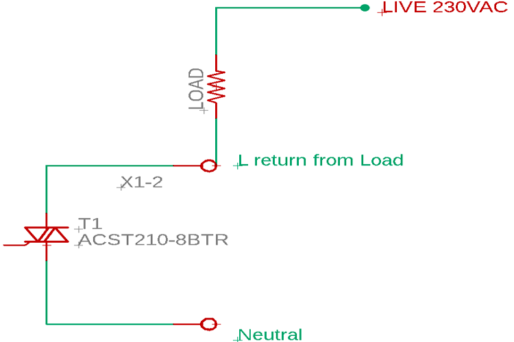 ACS TRIAC Circuit