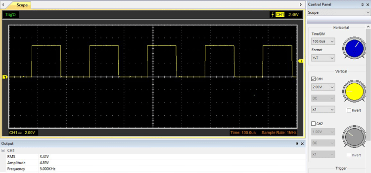 AD9833 Function Generator Working