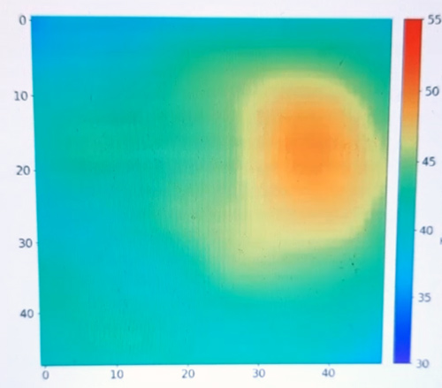 AMG8833 Temperature Array and Thermistor Temperature Data on CLI