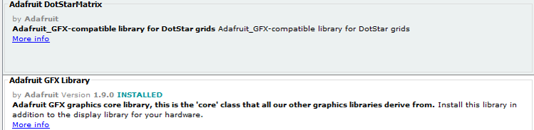 Adafruit GFX Library