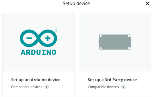 Arduino Cloud IoT Setup