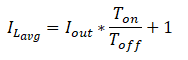Average Inductor Current Formula