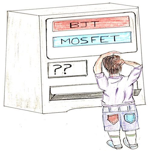 Difference between BJT and MOSFET