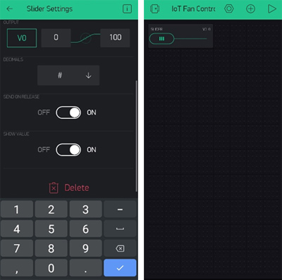 Fan Speed Control using Blynk App