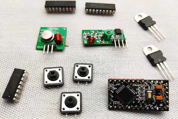Components Required for Arduino RC Boat  