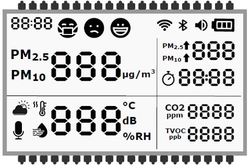 Custom Segment LCD Module