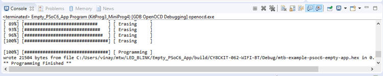 Cypress PSoC6 Board Code